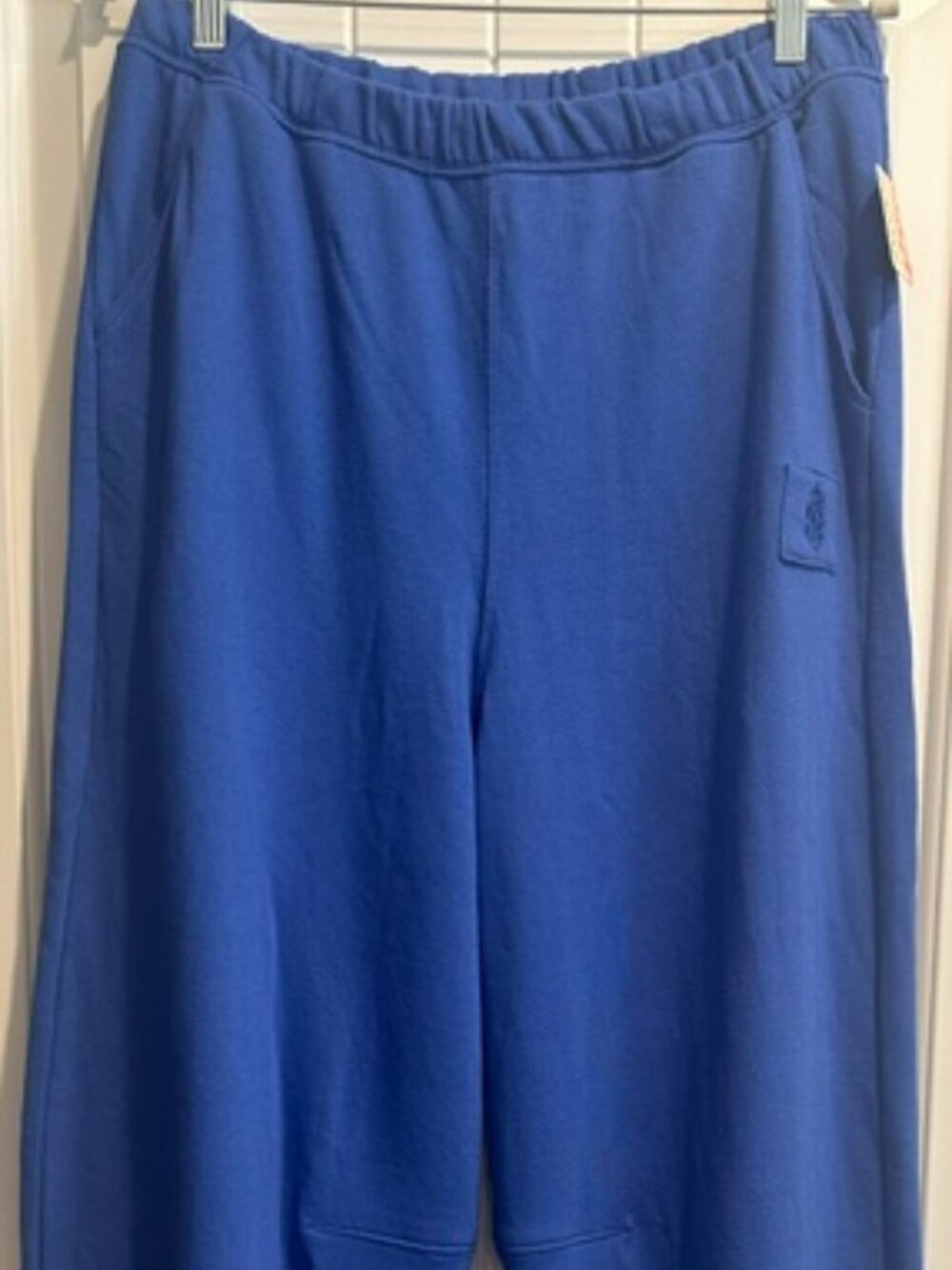 NWT Free People Movement Warm Down Pants Electric Cobalt size- LARGE - Picture 2 of 6